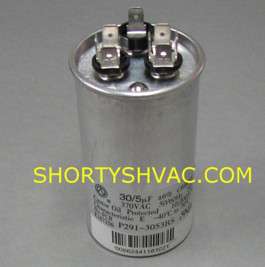 Carrier Dual Run Capacitor P291-3053RS