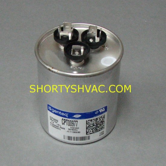 Trane Dual Run Capacitor CPT00977 - Click Image to Close