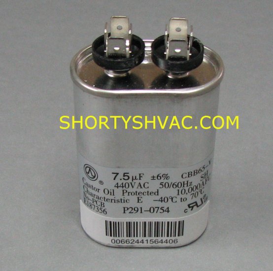 Carrier Run Capacitor P291-0754