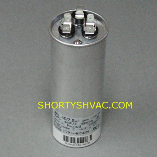 Carrier Dual Run Capacitor P291-4074RS