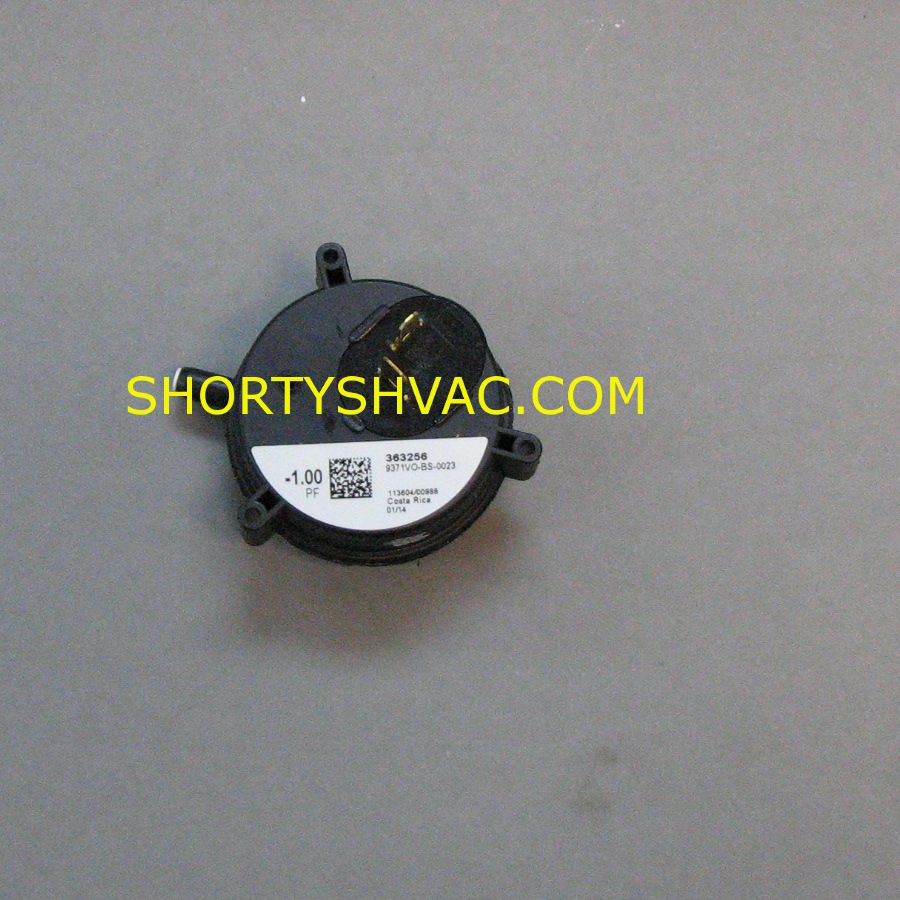 Honeywell Draft Pressure Switch Model 9371VO-BS-0023