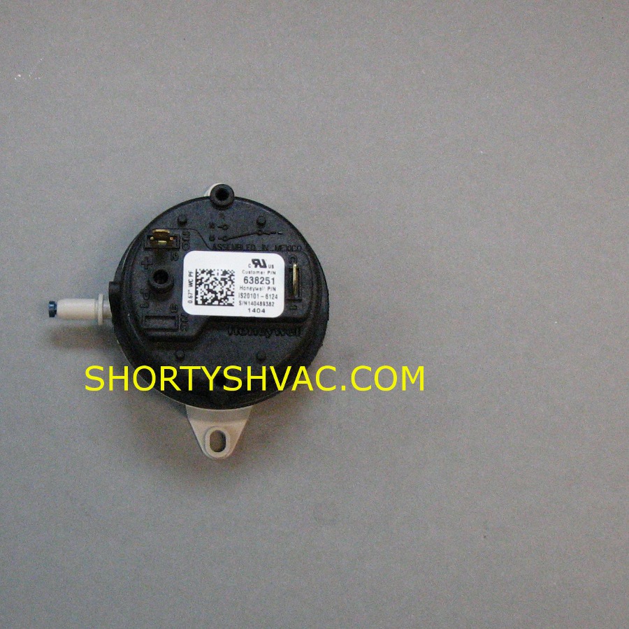 Honeywell Draft Pressure Switch Model IS20101-6124